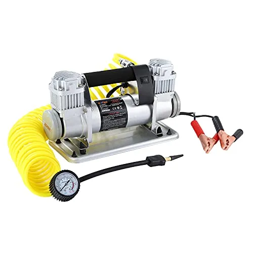 KATSU Auto Luftkompressor Doppelzylinder 150 PSI 12V 50Amp 4WD Großes Volumen Professionelle tragbare Luftkompressor Reifenpumpe für Auto Auto Van Trucks Schlauchboote 451715