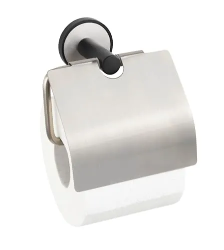WENKO Toilettenpapierhalter UV-Loc® Udine – Befestigen ohne Bohren - Toilettenpapierhalter mit einzigartigem UV-Loc®-Befestigungssystem für einfache Montage ohne Bohrlöcher. Hält bis zu 90 kg Zuglast und verleiht Ihrem Bad einen eleganten Look.