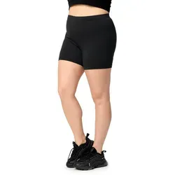 Merry Style Leggings Große Größen Damen Radlerhose aus Viskose MS10-451 (1-tlg) schwarz 4XL