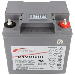 Exide Sprinter P12V600 Blei Akku 12V, 24000mAh - Autobatterien mit maximierter Leistungsdichte, ideal für unterbrechungsfreie Stromversorgung und hohe Hochstromanforderungen. Wartungsfrei und vollständig recycelbar.