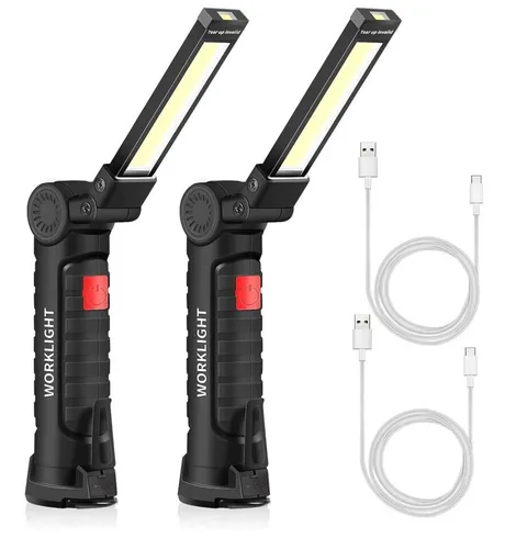 ONEVER LED Arbeitsscheinwerfer Fackel Werkstattlampe Wiederaufladbare Taschen...