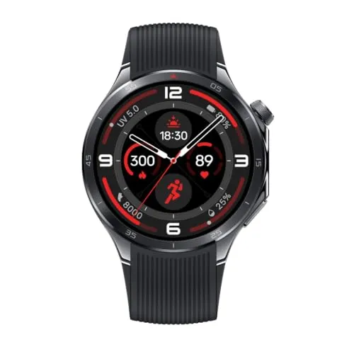 OnePlus Smartwatch 3, 22 mm Armband 1,5-Zoll-LTPO-Display Schnellladung 120 Stunden Akkulaufzeit 100 Sportmodi Zweifrequenz-GPS-Tracking 60-Sekunden-Gesundheitscheck