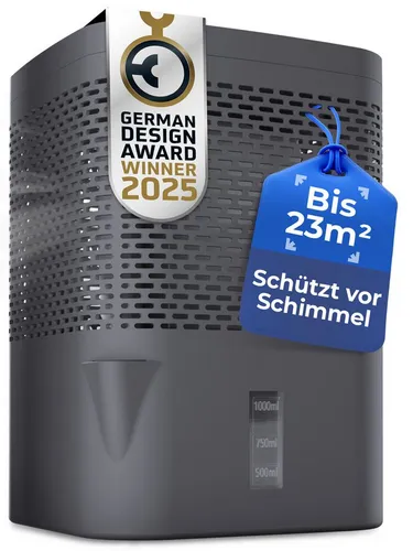 BonAura Luftentfeuchter ohne Strom, für 55 m³ Räume, 680g Granulat, Schutz gegen Schimmel und muffige Gerüche