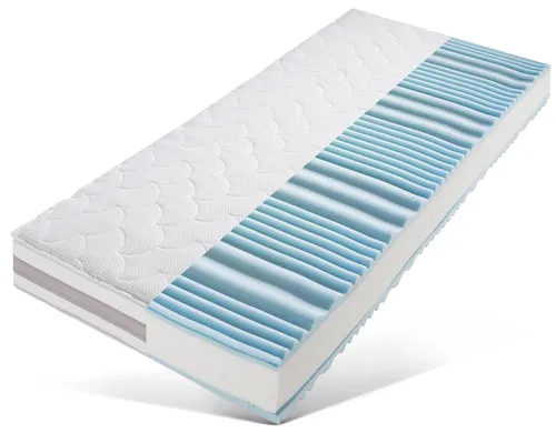 Taschenfederkernmatratze Dynamic Gel TFK, 26 cm hoch - Matratzen mit optimaler Körperunterstützung dank Gelschaum und idealer Luftzirkulation, perfekt für Allergiker und verstellbare Lattenroste geeignet.