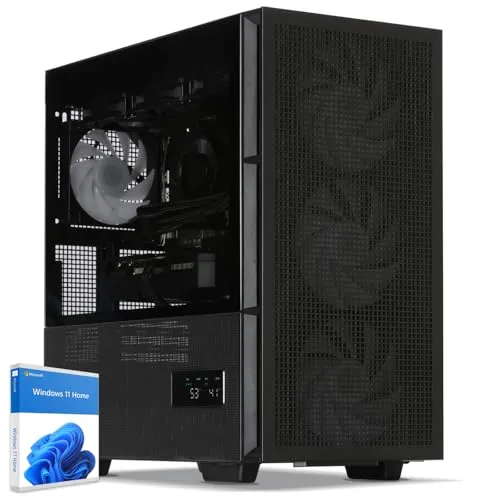 Sedatech Wasserkühlung Office PC i9-14900K mit 128GB DDR5 - Leistungsstarker Office-PC mit integrierter Grafikeinheit für reibungsloses Web-Browsing und 4K-Videostreaming. Ideal für Multitasking und alltägliche Anwendungen. Leise und energieeffizient für anspruchsvolle Nutzer.