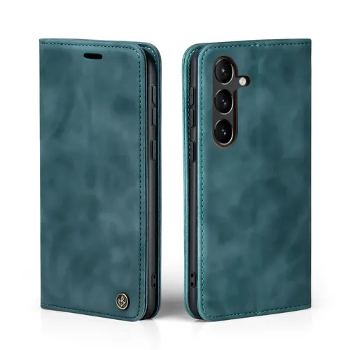 Handy Hülle für Samsung Galaxy S23 FE Klapp Magnet Smartphone Cover Case Petrol