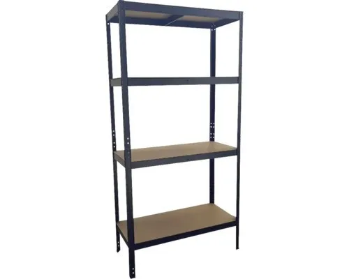 Schwerlastregal Schulte schwarz strukturiert 180x90x40 cm