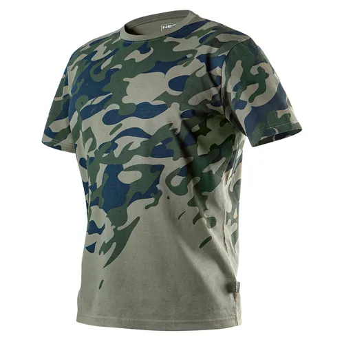 T-SHIRT ROBOCZY Z NADRUKIEM CAMO, ROZM.XXL NEO 5907558435283