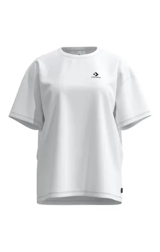 Converse T-Shirt STAR CHEVRON OVERSIZED TEE sportlicher Stil, Kurzarm, aus Baumwolle, Rundhalsausschnitt