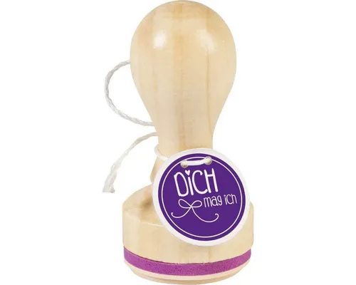 Knorr Prandell Stempel Knorr Prandell Stempel aus Holz, rund Motivgröße ca. Ø 3,2 cm, Motiv: