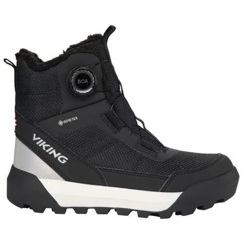 Viking Expower Warm GTX BOA black (2) 33 - Winterschuhe für Kinder mit wasserdichter GORE-TEX Membran und BOA-Schnürsystem für optimale Passform, ideal für kaltes Wetter und aktives Spielen draußen.