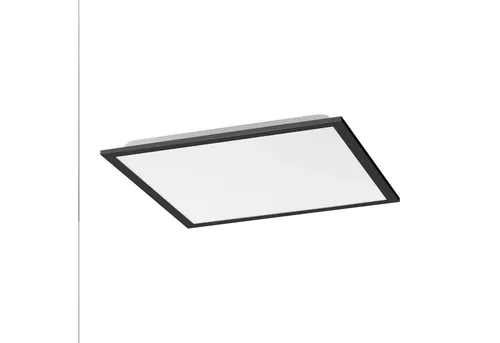SellTec LED Deckenleuchte - Dimmbare Deckenlampe in Schwarz mit Fernbedienung - Moderne Deckenlampe in quadratischer Form, dimmbar per Fernbedienung und mit Lichttemperaturwechsel von warmweiß bis kaltweiß (2700-5000K) für individuelles Lichtambiente.