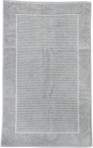 DONE Badteppich Damian 70x120cm - Badematten - 100% Baumwolle, besonders saugfähig und pflegeleicht. Ideal für Fußbodenheizung und mit Anti-Rutsch Rückseite für mehr Sicherheit.