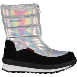 CMP Kids RAE Snow Boots WP silver (U303) 36 - Wasserdichte Unisex-Schneeboots für Kinder, mit warmem Kunstfellfutter und extrem rutschfester 'GRIPonICE'-Sohle für sicheren Halt auf Eis. Praktischer Reißverschluss für einfaches An- und Ausziehen.