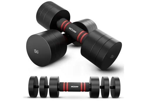 NEOLYMP Kurzhantel 2er Set – verstellbare Kurzhanteln von 1,75 bis 10 kg - Kurzhanteln für effektives Krafttraining, platzsparend und mit rutschfestem Griff für maximalen Komfort. Ideal für Home-Gym und vielseitige Workouts.