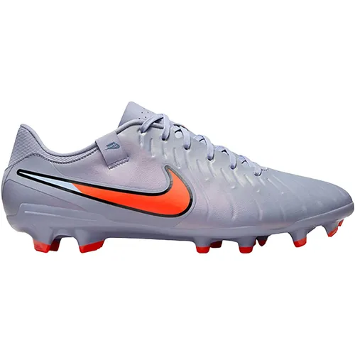 Nike LEGEND 10 ACADEMY FG/MG - Blau für Vielseitige Spieler - Tiempo Kategorie mit weichem Leder-Obermaterial für präzise Pässe und kontrollierte Abschlüsse. Die FG/MG-Außensohle sorgt für optimale Traktion auf Natur- und Kunstrasen.