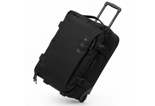 SONS OF ALOHA Koffer Handgepäck Roll Koffer 55 cm Trolley mit Rollen, Handgepäck Roll Koffer 2 Rollen, Trolley aus Plastikflaschen