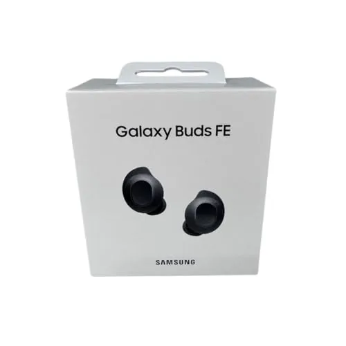Samsung Galaxy Buds Fe Graphite - True Wireless-Kopfhörer - Kabellose In-Ear Kopfhörer mit zwei Jahren Garantie, ideal für Musikliebhaber und aktive Nutzer.