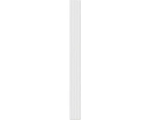 Wandprofil Wally MDF Tiger Eiche weiß foliert 2670 x 180 x 8 mm - Elegantes Wandprofil in weißer Folierung, ideal für verschiedene Wohnräume. Perfekt für eine ansprechende Wandgestaltung und einfache Montage.