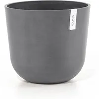 Ecopots Kunststoff-Topf Oslo, rund - Garten-Zubehör mit zeitlosem Design und frostbeständigen Eigenschaften, ideal für Innen- und Außenbereich.