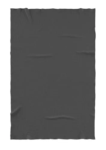 Biberna Wohndecke 0480100 Musselin in grau von biberna