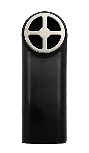 TG-Kunststoffe Spülenüberlauf UU001009 mit runder Blende und verdeckter Schraube/Überlauf/Überlaufanschluss/Ersatzteil