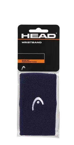 Head Schweissband Handgelenk Jumbo Logo navy - 2 Stück