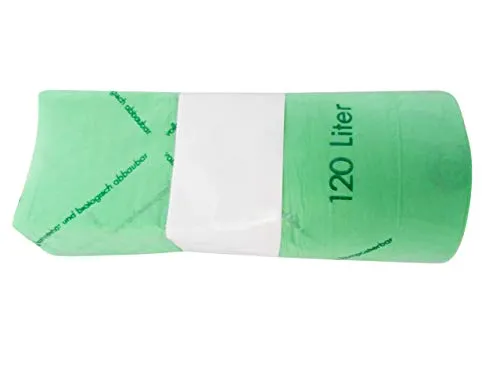 Liter bio-nawa Biotonnen Inlettsack, 10 Stück 120 in grün von bio-nawa