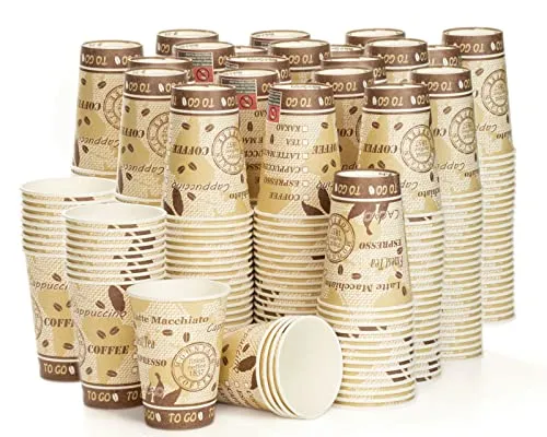 Octopus 1000x Kaffeebecher, Coffee to go Pappbecher, Trinkbecher mit 180 ml Füllvolumen und schöner Optik