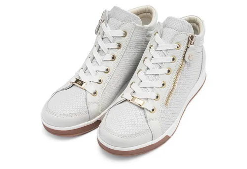 Ara ROM Sneaker, High-Top Freizeitschuh in Weiß (38,5 EU) von ara