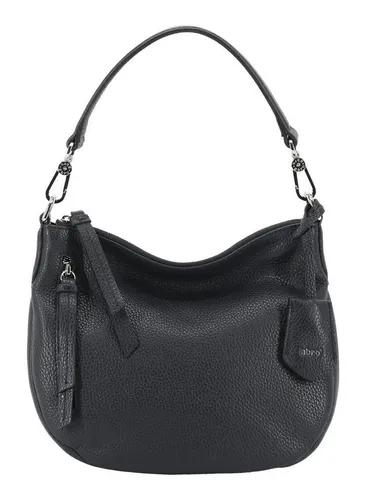Abro Schultertasche Hobo Bag Juna aus echtem Leder in Blau von abro