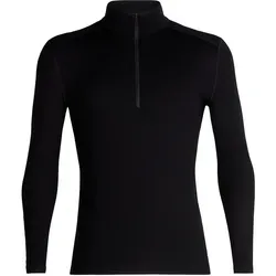 Icebreaker Mens 260 Tech LS Half Zip Black von icebreaker