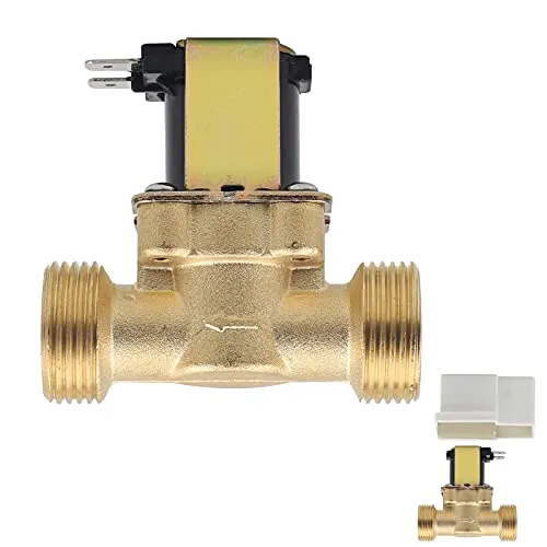 SWAWIS Magnetventil 3/4 Zoll AC 230V Normalerweise Geschlossen aus Messing