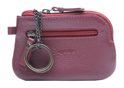 Esquire Peru Key Case Schlüsselmäppchen Red weinrot Neu