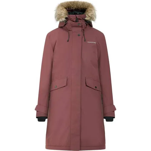 Didriksons Erika Women's Parka 3, Größe:42, Farbe:old rust - Funktionsjacken, wasserdicht und atmungsaktiv für optimalen Komfort bei jedem Wetter.