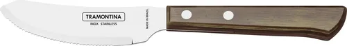 Tramontina Pizzamesser 21 cm Edelstahl mit Holzgriff von Tramontina