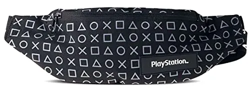 PlayStation Button Symbols Unisex Gürteltasche, Schwarz, Taglia Unica, Classic