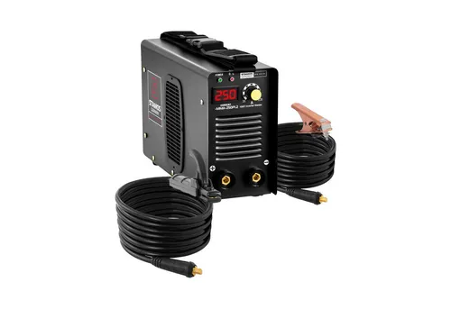 Stamos Welding Group Elektroschweißgerät 250 A - E-Hand-Schweißgerät mit Hot Start und 8 m Kabel - Schweißgeräte für präzise Arbeiten, ausgestattet mit Hot Start für einfaches Zünden und ideal für professionelle Anwendungen.
