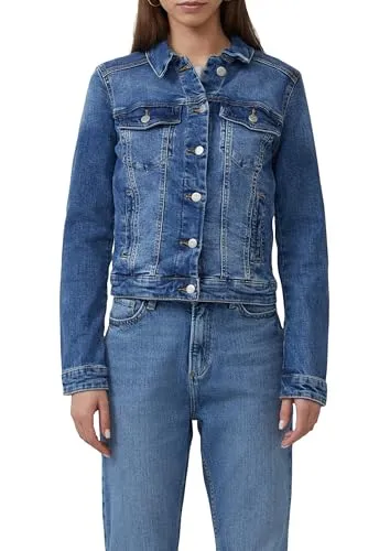 QS Damen 2166002 Jeansjacke XXL - Stylische Funktionsjacke aus robustem Denim, ideal für lässige Outfits und vielseitig kombinierbar.