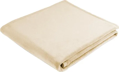 Biederlack Wohndecke Uno Soft, Kuscheldecke beige 220x240 cm