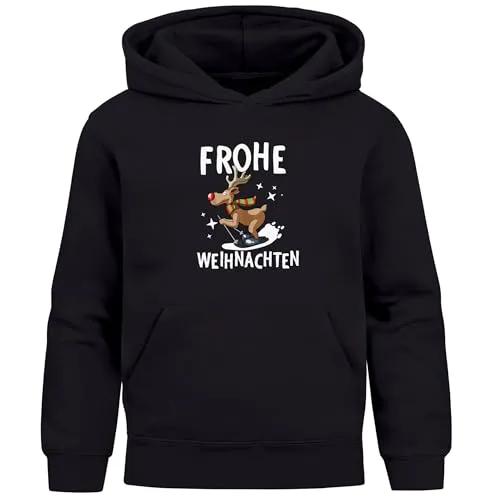 MoonWorks® Kinder Hoodie Weihnachten Pullover mit Dabbing Motiven - Der perfekte Weihnachtspullover für Kinder. Lustige Dabbing XMAS-Motive machen ihn zum idealen Geschenk und zum trendigen Outfit für die Festtage. Kuschelig und bequem, hält er warm und sorgt für Freude an kalten Tagen.
