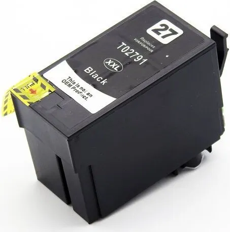 Druckerpatrone kompatibel mit Epson T2701, T2711 & T2791, T27 XL Black für WorkForce WF-3620, 3620, 3640, 7110, 7210, 7610, 7615, 7620, 7710, 7715, 7720