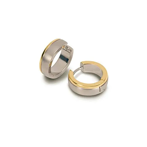 Boccia Damen-Ohrstecker Titan goldplattiert 0539-12 von Boccia Titanium