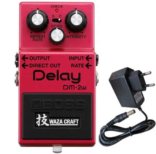 Boss by Roland E-Gitarre Boss DM-2w Delay Waza Edition mit 9V Netzteil