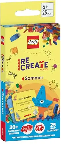 LEGO® ReCreate Karten - Sommer: mit LEGO-Elementen