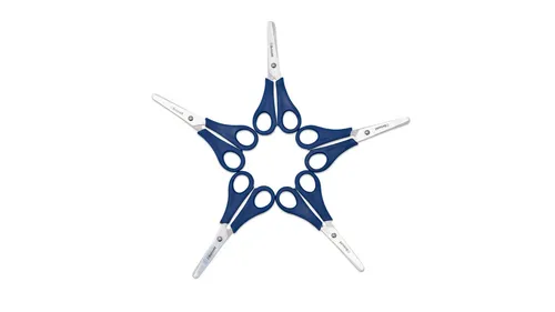 Betzold Bastelscheren rund oder spitz, Setgröße: 5 Stück, Ausführung: rund