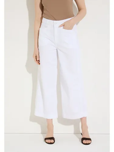 Sportive Culotte von MORE & MORE - Die sportliche Culotte aus Baumwoll-/Stretch-Mix bietet hohen Tragekomfort und Vielseitigkeit. Ideal für entspannte Tage im Urlaub oder elegante Büro-Looks. Kombinierbar mit Shirts oder Blusen.