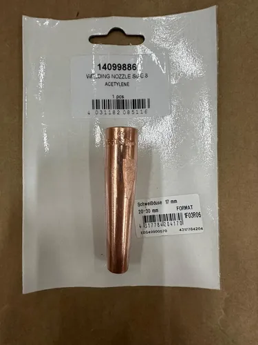 GCE Schweißdüse Rhöna 2001 Größe 8 M14 x 1,5 - Sonstige Schweiß-Produkte, präzise Schweißdüse für Materialien von 20-30 mm, optimaler Brenngasverbrauch für effizientes Arbeiten.