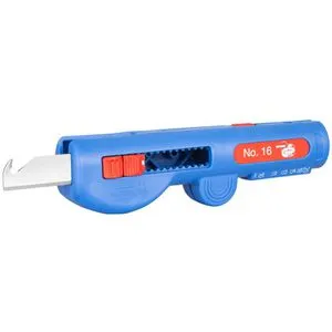 Quadro-Entmanteler No. 16 | Multifunktions-Entmanteler für präzises Abisolieren - Sonstige Handwerkzeuge – 4-in-1 Werkzeug für Rundschnitt, Längsschnitt, Abisolieren und Schneiden, ideal für NYM-Kabel, ergonomisch und sicher in der Handhabung.