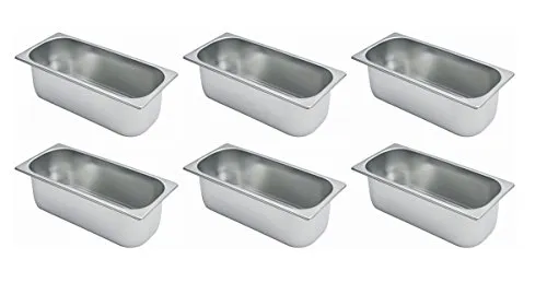 Speiseeisbehälter 5 Liter 360 x 165 x 120 mm Set